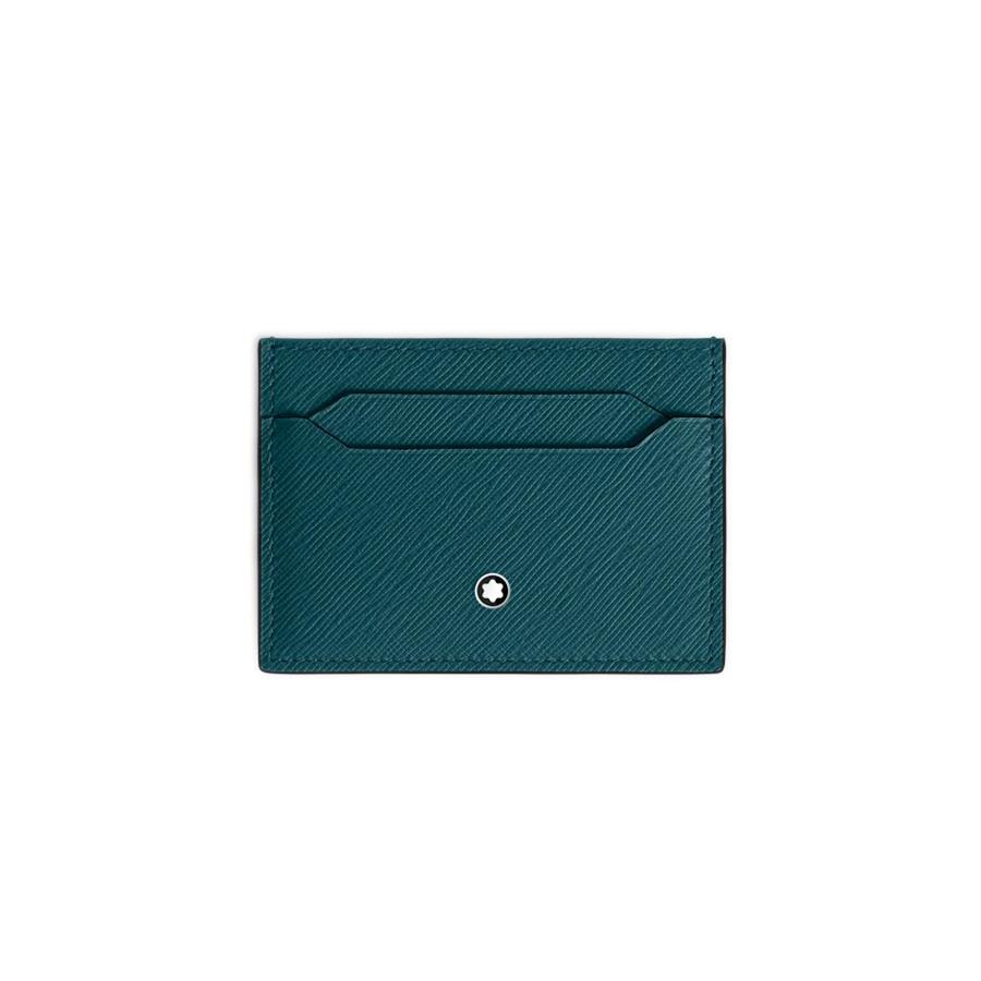 SARTORIAL PORTA 5 CARTE DI CREDITO - PETROLIO - MONTBLANC