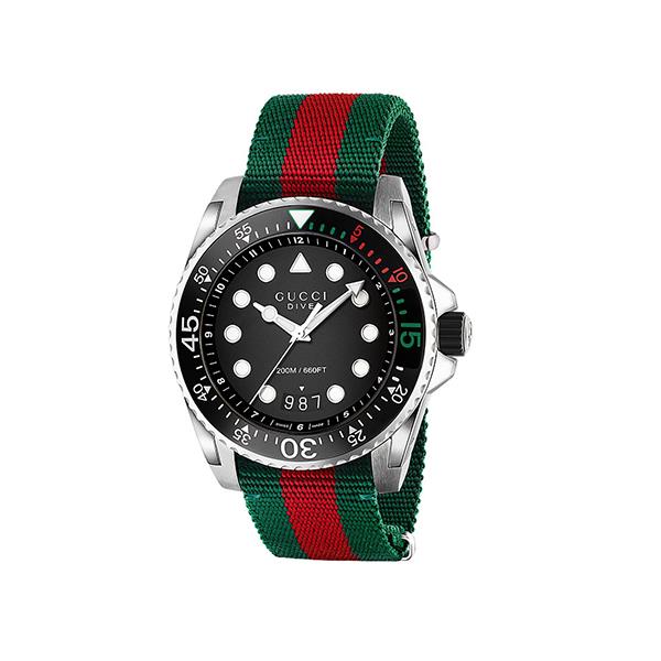 DIVE 45 MM , SUB 200M, CINTURINO TELA - GUCCI TIMEPIECES