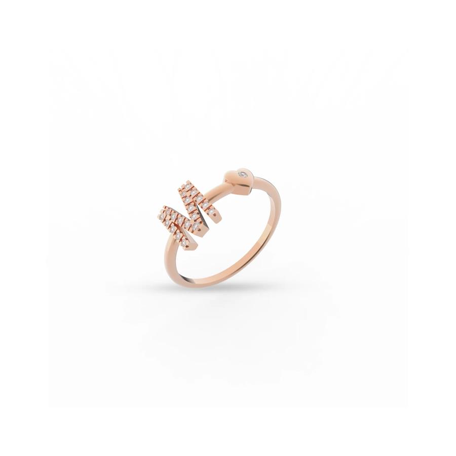 ORO ROSA LETTERA M CT 0.11 - BUONOCORE