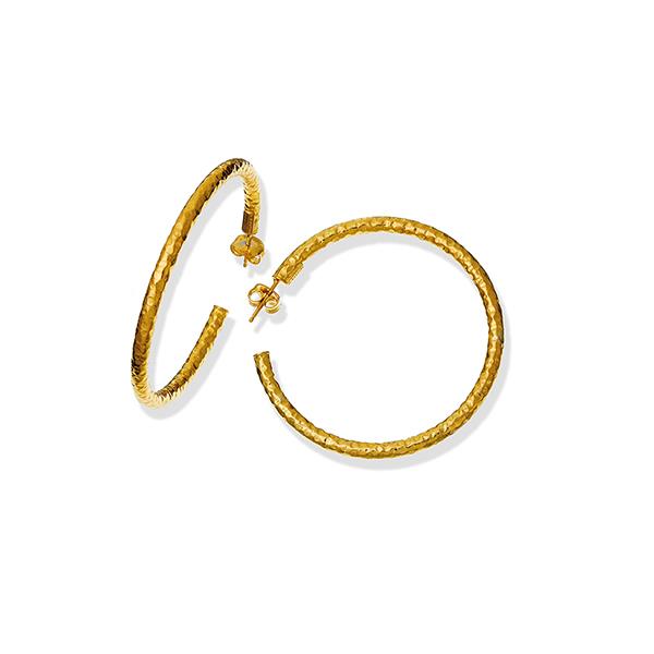 ORECCHINI SUPER BOWL LIGHT MEDI DORATI - RASPINI