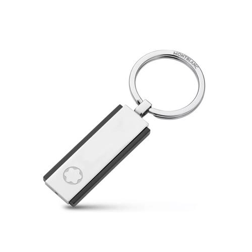 PORTACHIAVI BARRETTA METALLO LUCIDO / BRUNITO - MONTBLANC