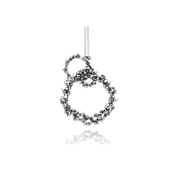 COLLANA PENDENTE PAILLETTES CM 80 - RASPINI