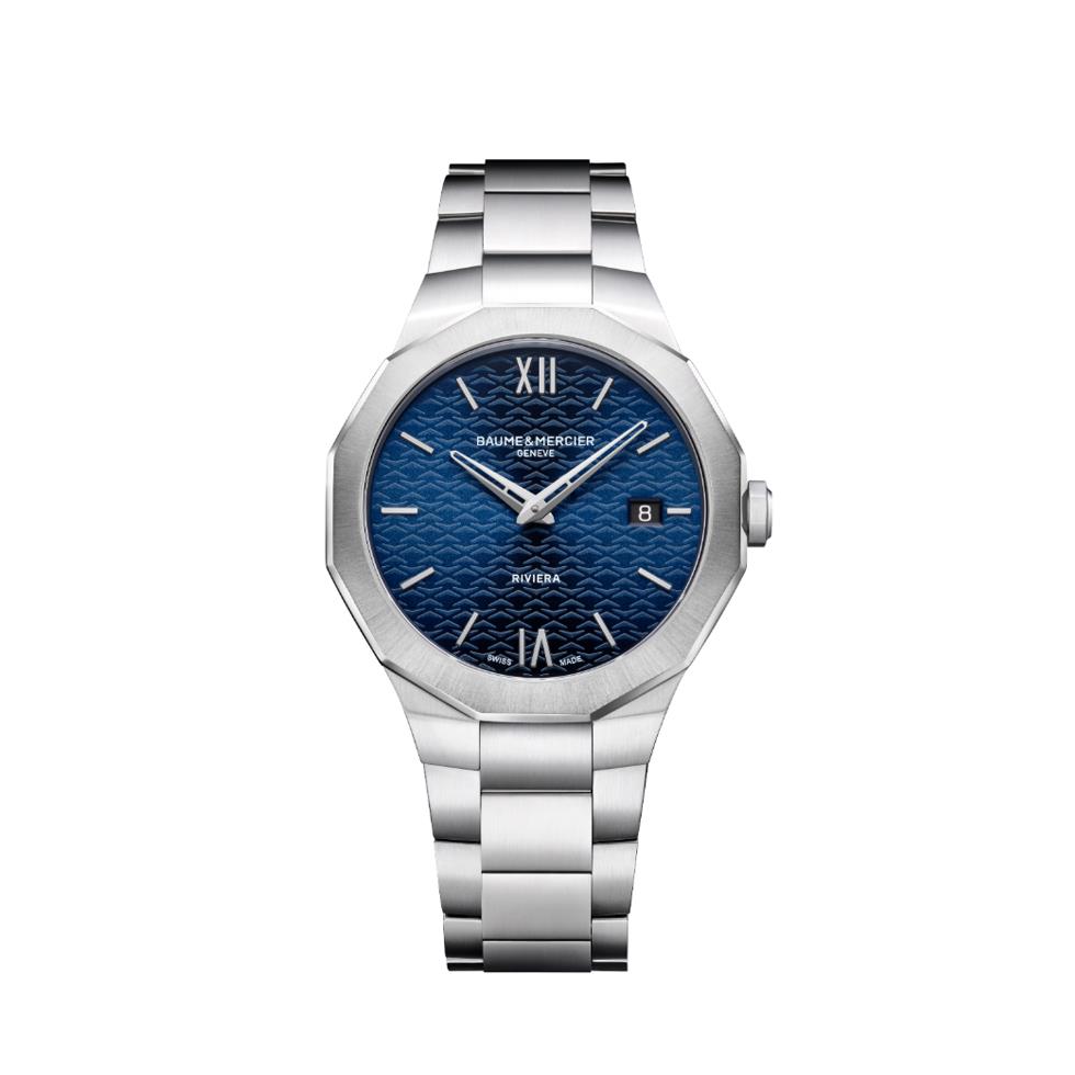 RIVIERA 39 MM QUARZO ACCIAIO BRACCIALATO - BAUME & MERCIER