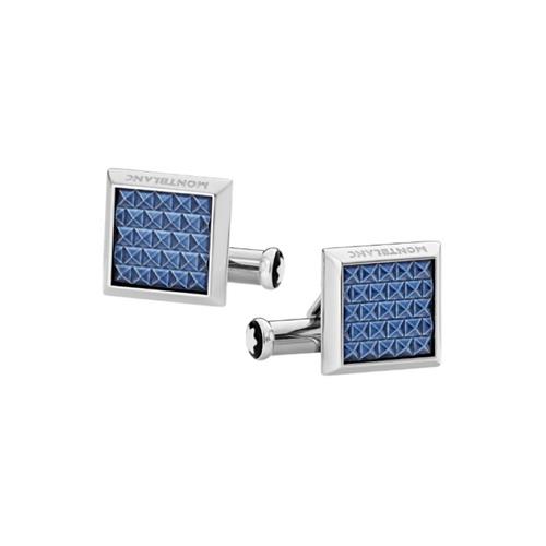 CUFFLINKS MEISTERSTUECK SQUARE BLUE HOUR - MONTBLANC