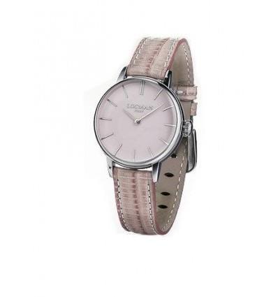 1960 32 MM CASSA IN ACCIAIO, QUADRANTE E CINTURINO ROSA - LOCMAN