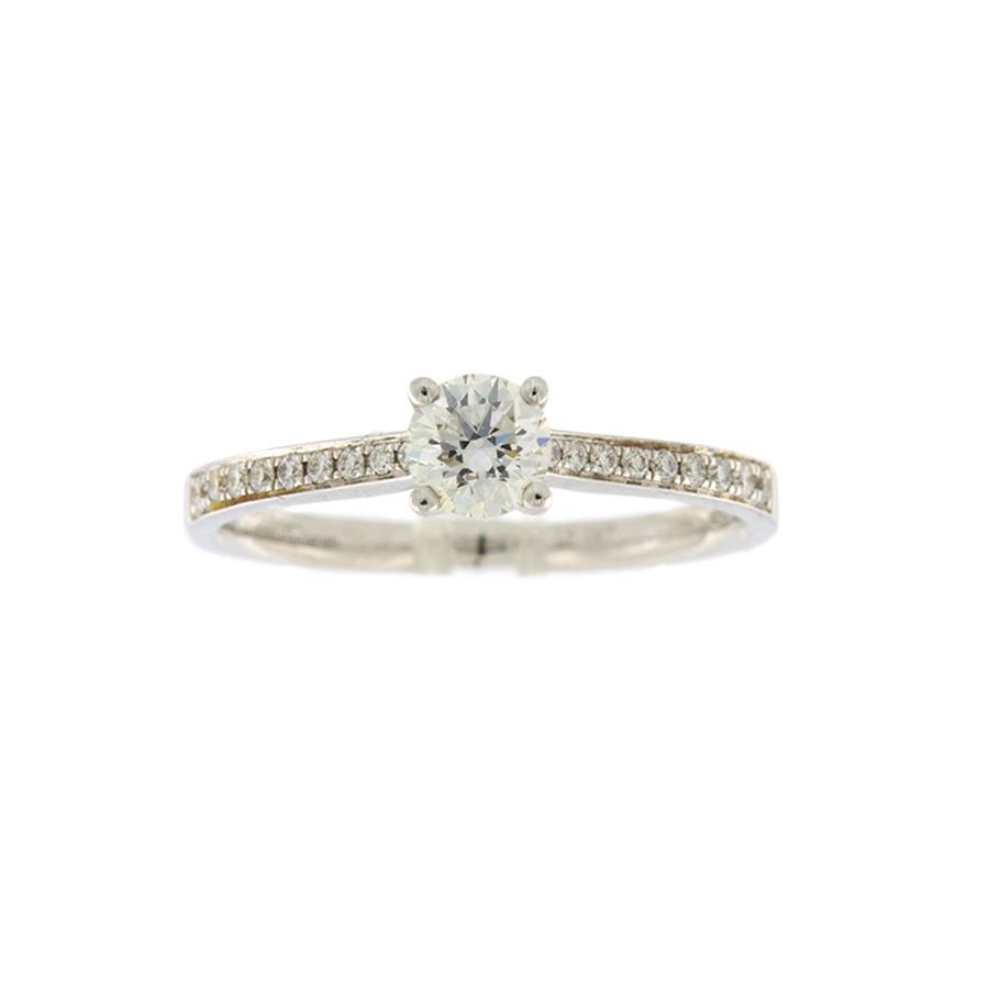 ANELLO SOLITARIO 0.41 IFG + 0.10 VSG - GIORGIO VISCONTI