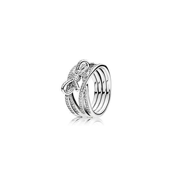 FASCIA FIOCCO CON ZIRCONIA - MIS 52 - PANDORA