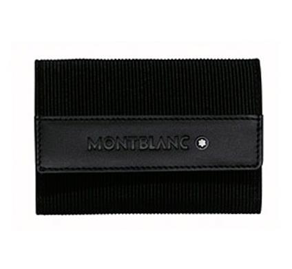 PORTABIGLIETTINI DA VISITA CON CHIUSURA A CLIP + TASCA ESTERNA - MONTBLANC