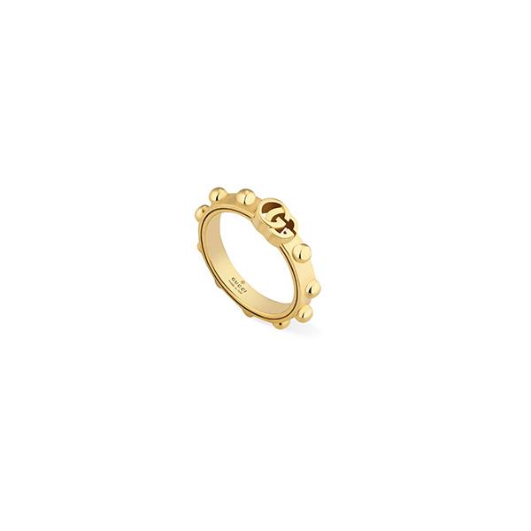 ANELLO IN ORO GIALLO CON GG RUNNING - MIS. 12 - GUCCI FINE JEWELRY