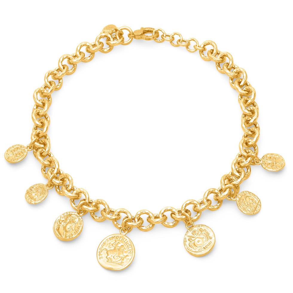 COLLANA PUEBLO MONETE CM 42 - RASPINI