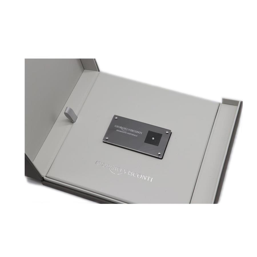 DIAMANTE IN BLISTER CERTIFICATO - CARATI 0.21 COLORE G PUREZZA IF - GIORGIO VISCONTI