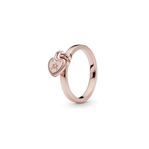 HEART PADLOCK PANDORA ROSE RING - PANDORA