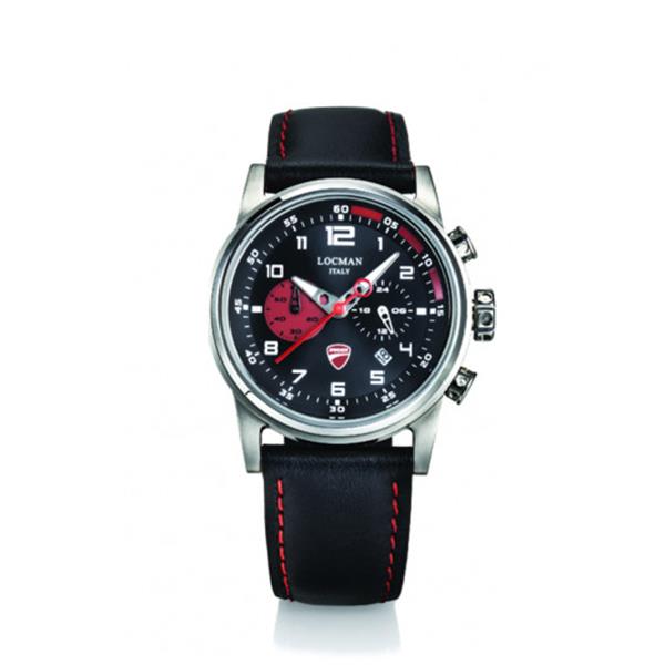 DUCATI CRONOGRAFO AL QUARZO CON 2 CONTATORI, CASSA IN ACCIAIO - LOCMAN