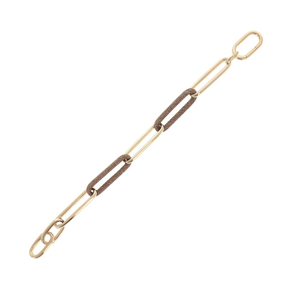 BRACCIALE "POLVERE DI SOGNI" CATENA GIALLO LUCIDO - POLVERE GIALLO NARD&Ograve; - PESAVENTO