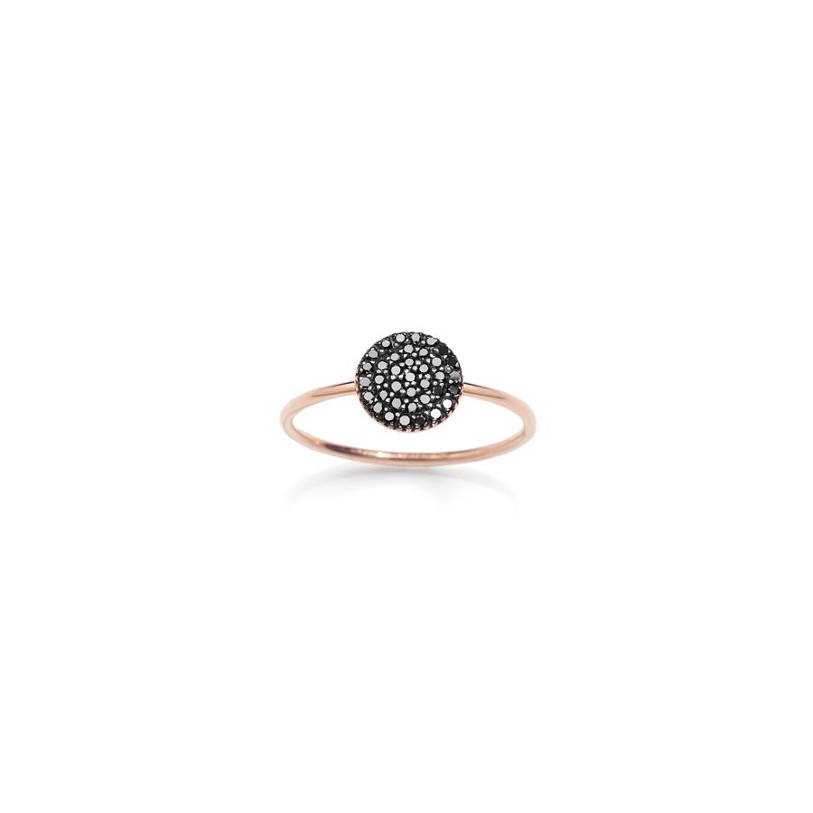 ANELLO BIG BLACK DIAMONDS - D. 0.18 - BURATO
