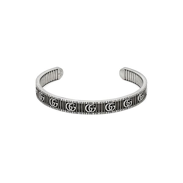 GG MARMONT BRCLT 8MM SLV - GUCCI SILVER JEWELRY