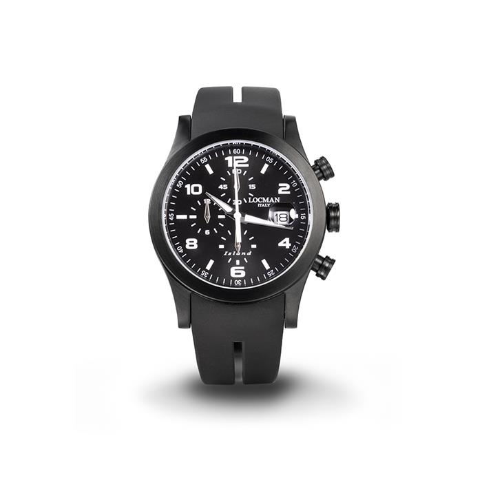 ISLAND CRONO CASSA PVD NERO - LOCMAN