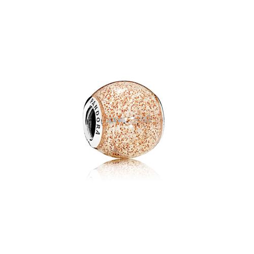 SFERA ROSA IRIDESCENTE - PANDORA