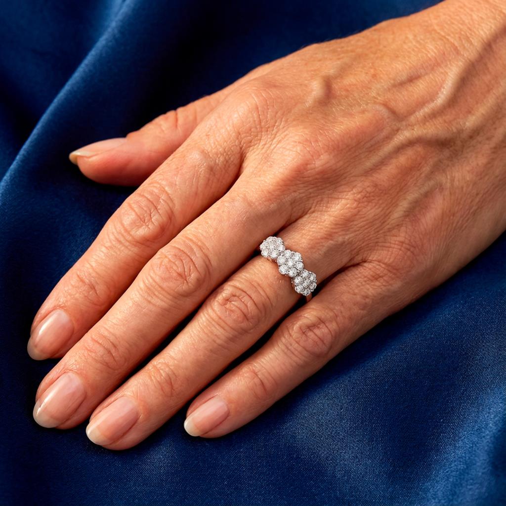 ANELLO TRILOGY MAGIC DIAMANTI KT 0.80 FGVS - GR 3.60 - GIORGIO VISCONTI