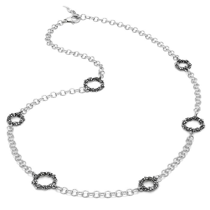 COLLANA LUNGA MILLEFIORI CM 88 - RASPINI