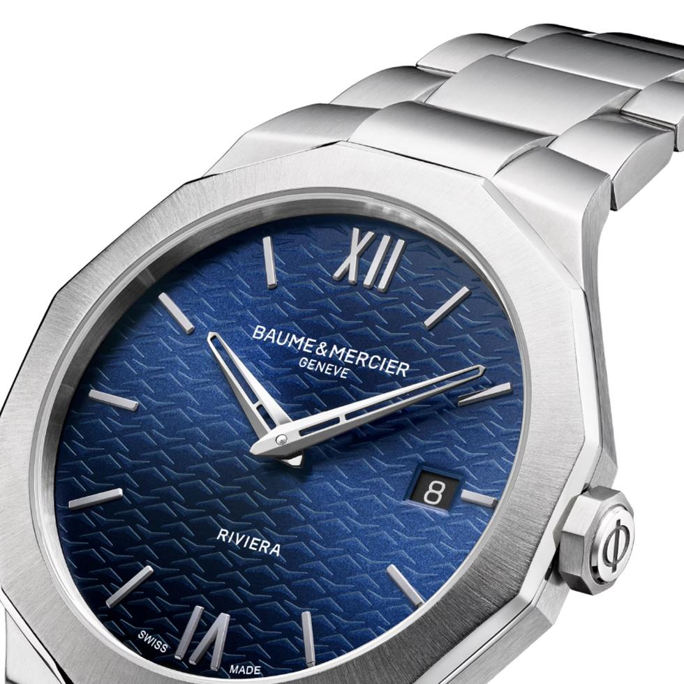 RIVIERA 39 MM QUARZO ACCIAIO BRACCIALATO - BAUME & MERCIER