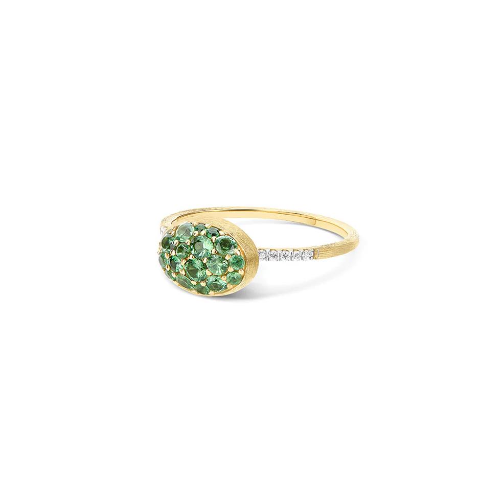 ANELLO CON DIAMANTI E TSAVORITE - NANIS