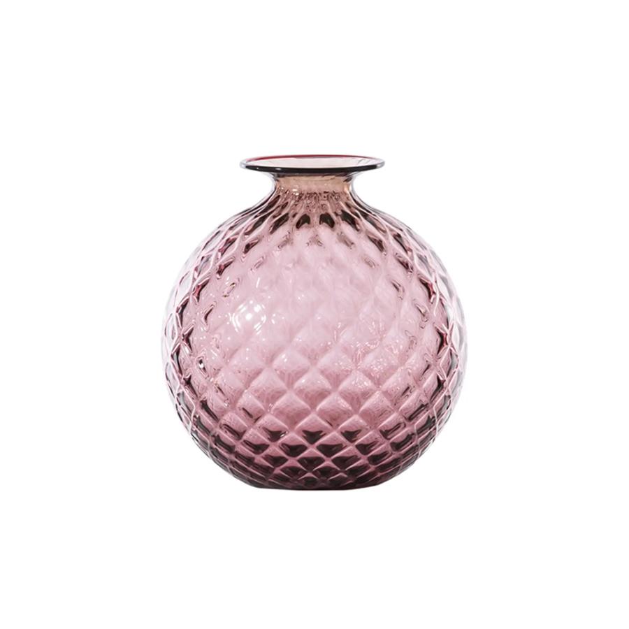 MONOFIORE BALLOTON H 20.5 AMETISTA FILO VERDE - VENINI