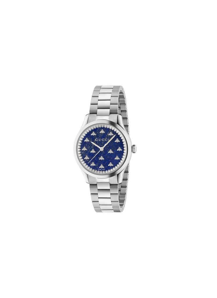 OROLOGIO G-TIMELESS QUADRANTE IN LAPISLAZZULI BLU SCURO CON API - GUCCI TIMEPIECES