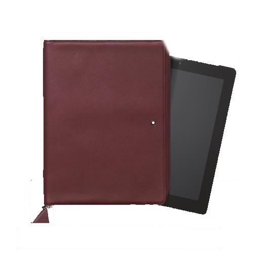 IPAD - ASTUCCIO CON CERNIERA - TASCA POSTERIORE PIATTA - BORDEAUX - MONTBLANC