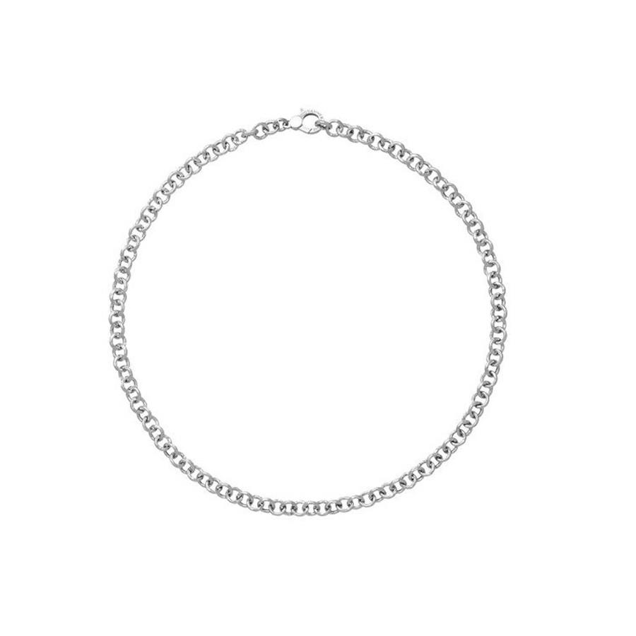 COLLANA MAGLIA MARTELLATA CM 48 - RASPINI
