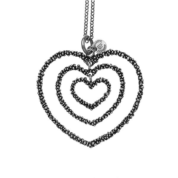 PENDENTE LABIRINTO CUORI CM 80 - RASPINI
