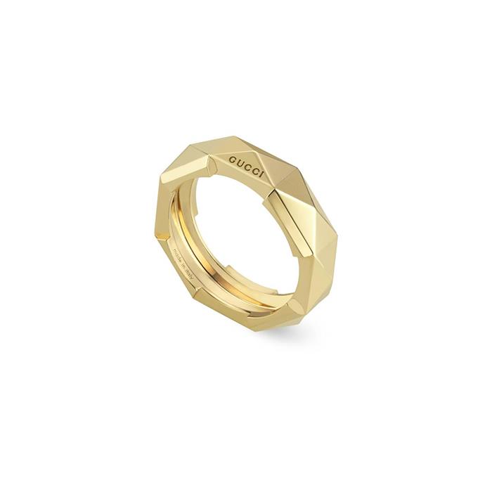 ANELLO LINK TO LOVE ORO GIALLO 18KT - 6MM - GUCCI FINE JEWELRY