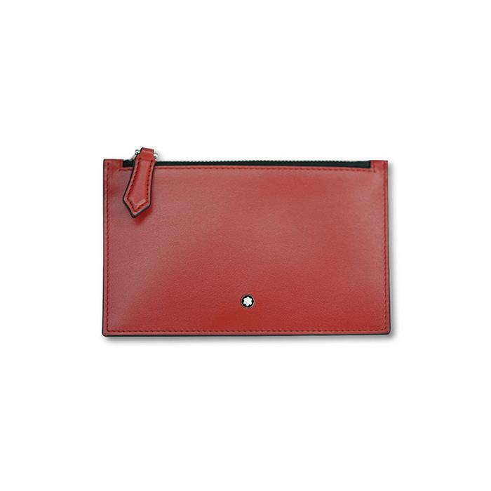 PORTA DOCUMENTI CON ZIP ROSSO - MONTBLANC