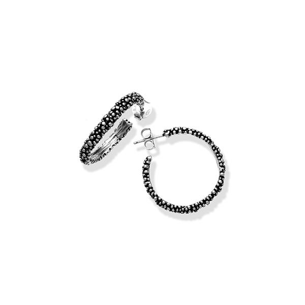 ORECCHINI CREOLA PERLAGE MEDI - RASPINI