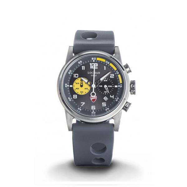 DUCATI CRONOGRAFO AL QUARZO CON 2 CONTATORI, CASSA IN ACCIAIO - LOCMAN