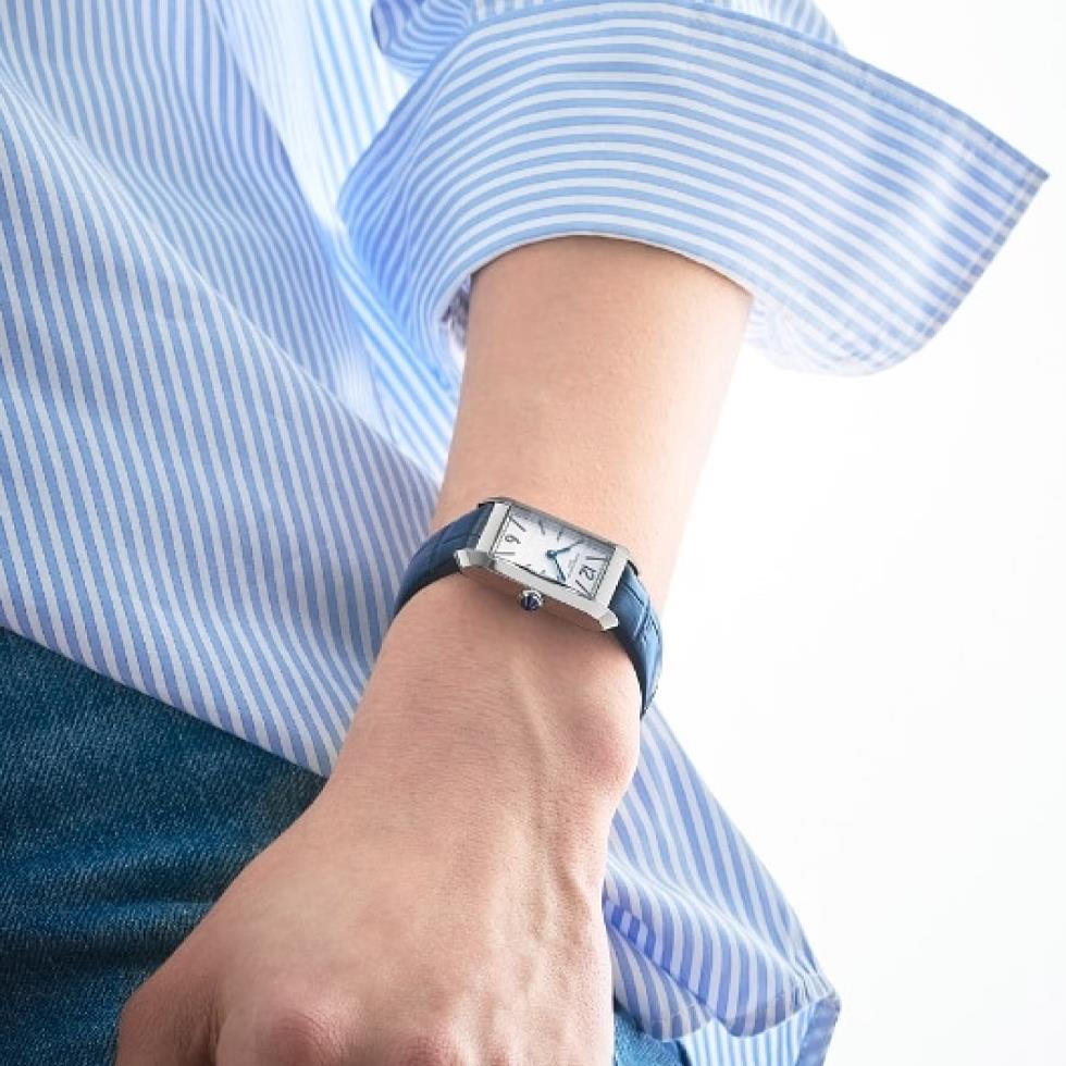 HAMPTON QTZ PM - ACC / PELLE CHIURUSA BA - BAUME & MERCIER