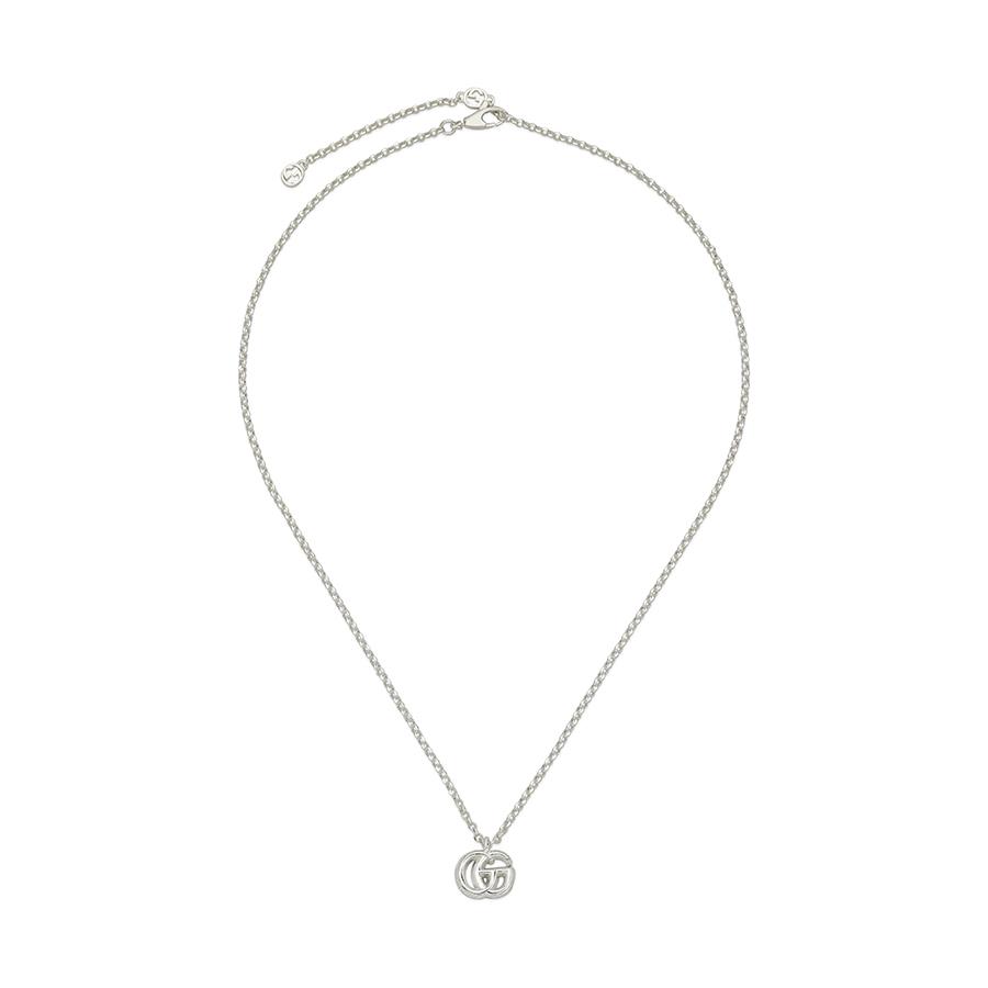 COLLANA GG MARMONT ARGENTO CON DOPPIA G - GUCCI SILVER JEWELRY