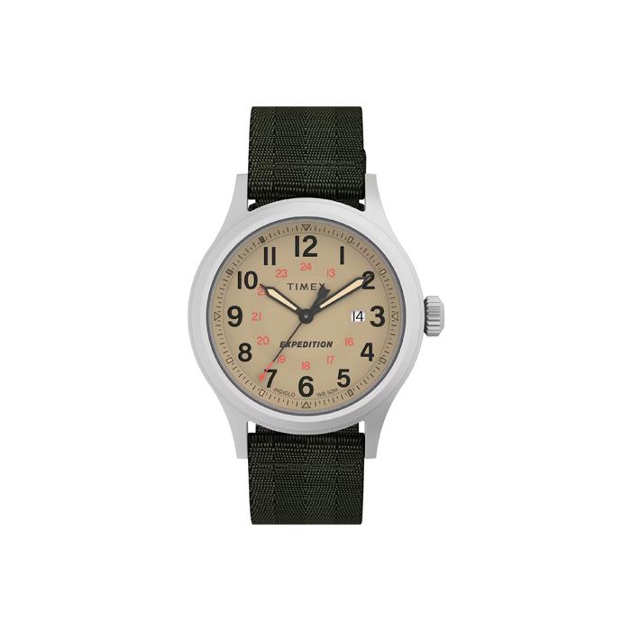 EXPEDITIONS ECO-FRIENDLY 3H 40 MM GREEN ECO-FABR STRAP - TIMEX