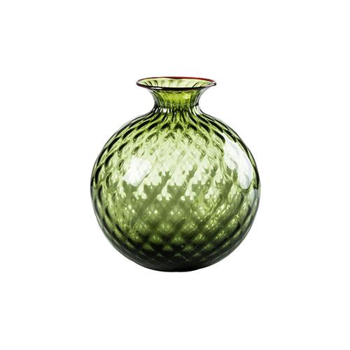 MONOFIORE VERDE MELA FILO ROSSO - 18 CM - VENINI