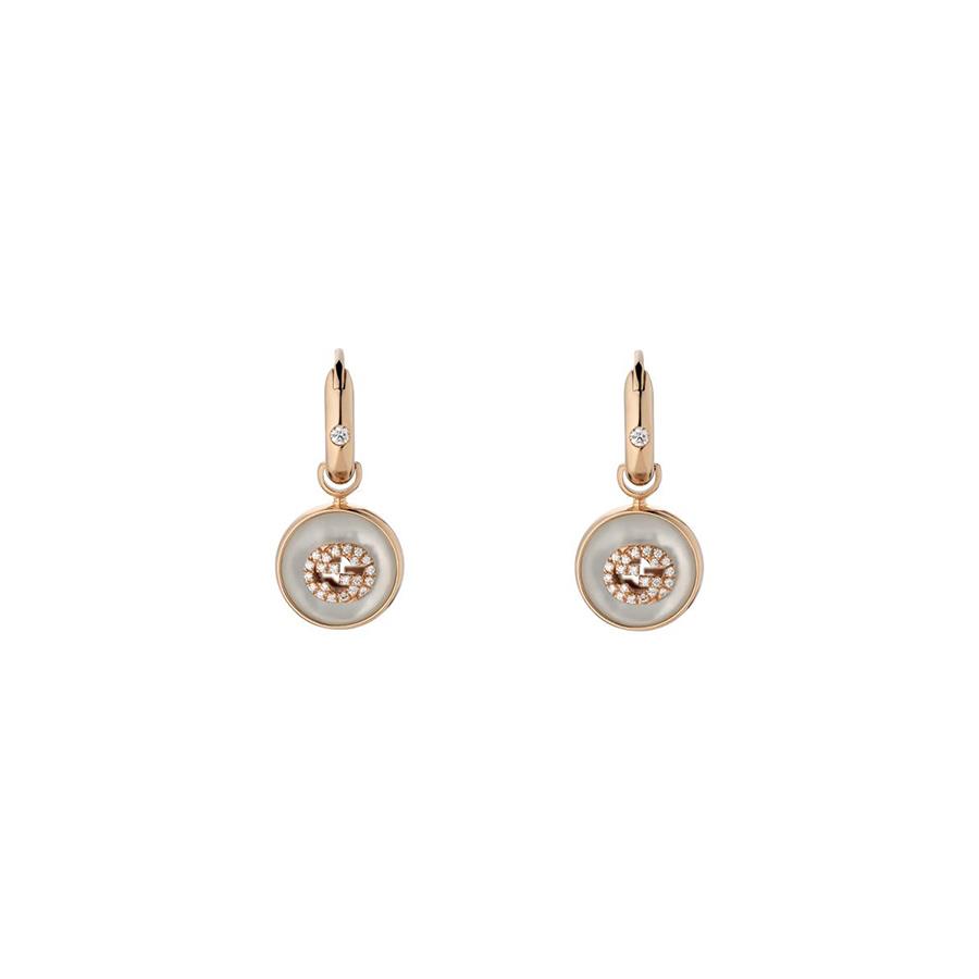 PENDENTI ORECCHINI MADREPERLA GUCCI FINE JEWELRY Cedro Gioielleria