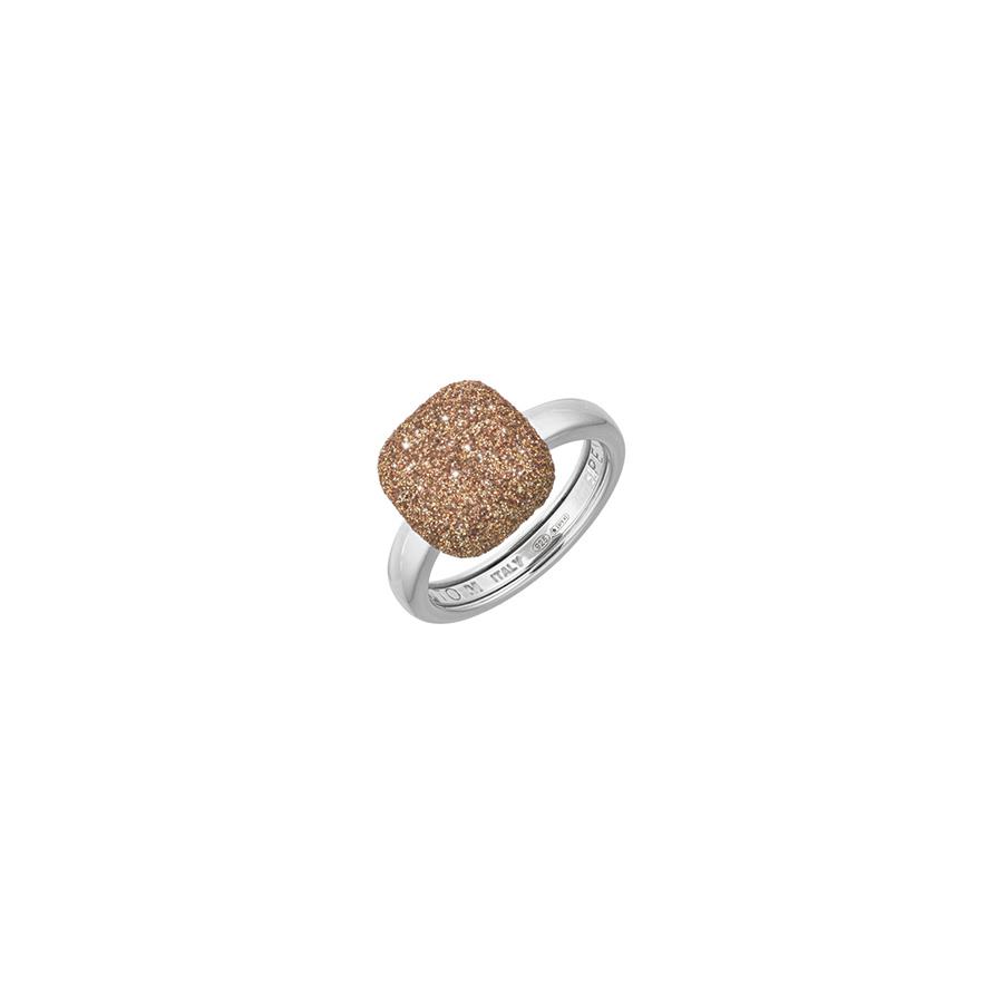 ANELLO RODIO LUCIDO PSC GIALLO SAHARA - PESAVENTO