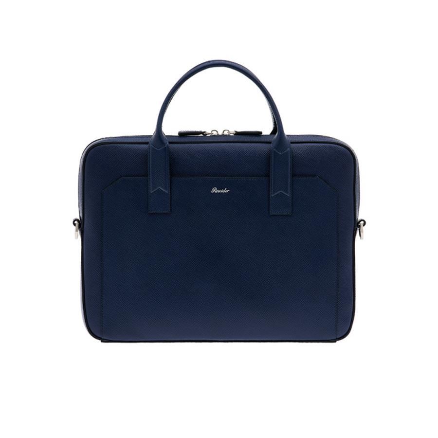BORSA LAVOROMINI FRANZI COLORE DARK BLUE - SAFFIANO - PINEIDER 1774