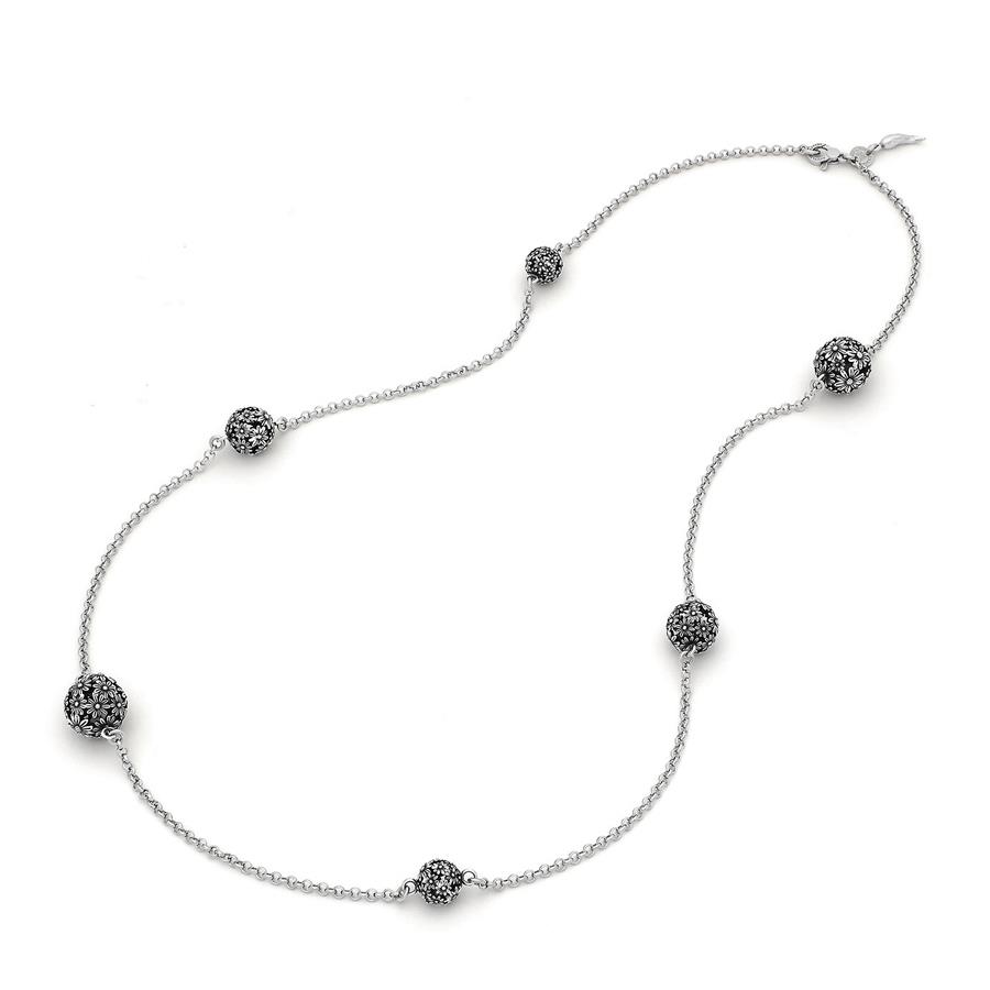 COLLANA LUNGA MARGHERITE SHINE CM 87 - RASPINI