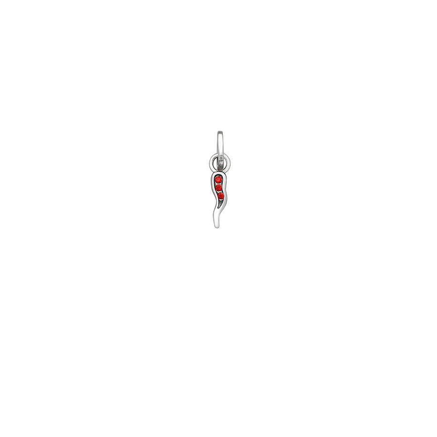 MINI CHARM CORNINO CRYSTAL ROSSO - RASPINI