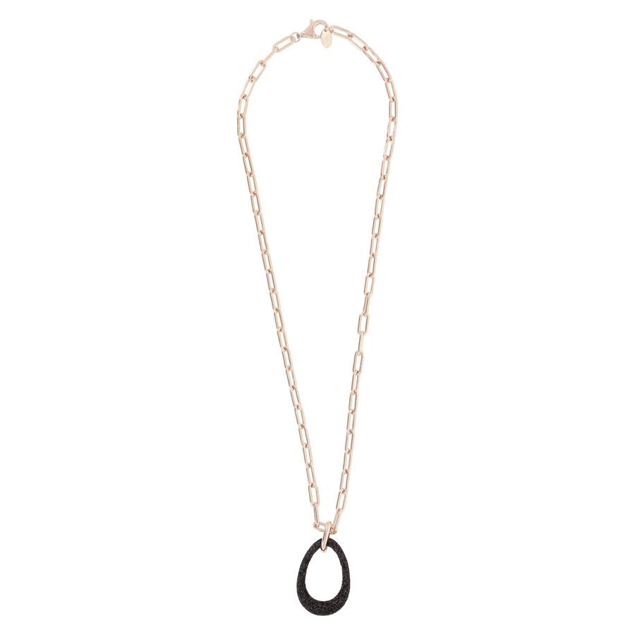 COLLANA POLVERE DI SOGNI LUCIDO POLVERE NERA - PESAVENTO
