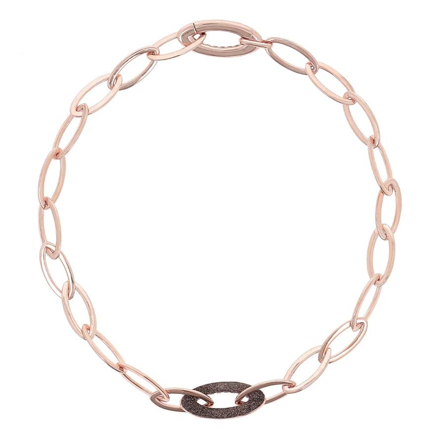 COLLANA POLVERE DI SOGNI ROSA LUCIDO - BRONZO - PESAVENTO