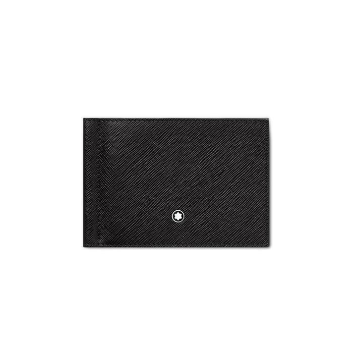 SARTORIAL PORTA 6 CC CON MONEY CLIP NERO - MONTBLANC