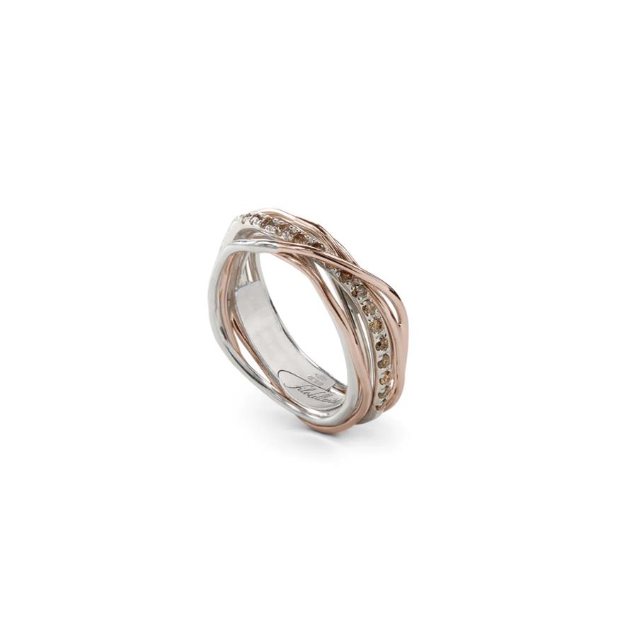 CLASSIC 7F ARGENTO ORO DIAMANTI BRONX - MIS 14 - RUBINIA