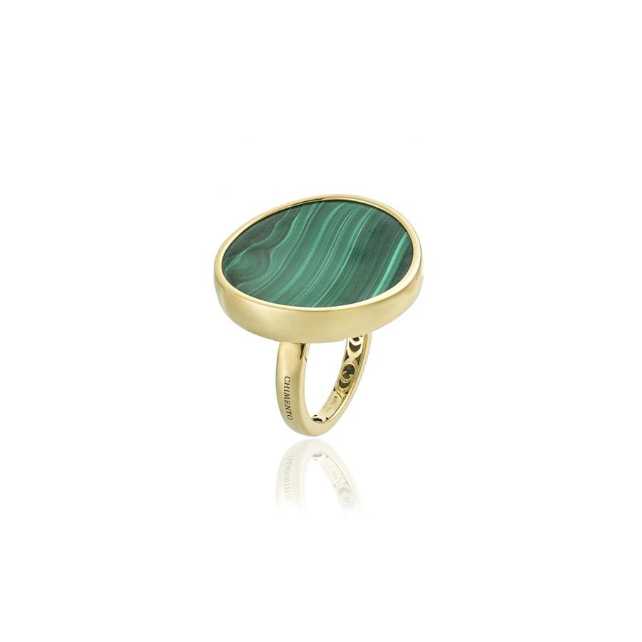 ANELLO MALACHITE - ARMILLAS GLOW CALEIDO . ORO GIALLO MIS 15 - CHIMENTO