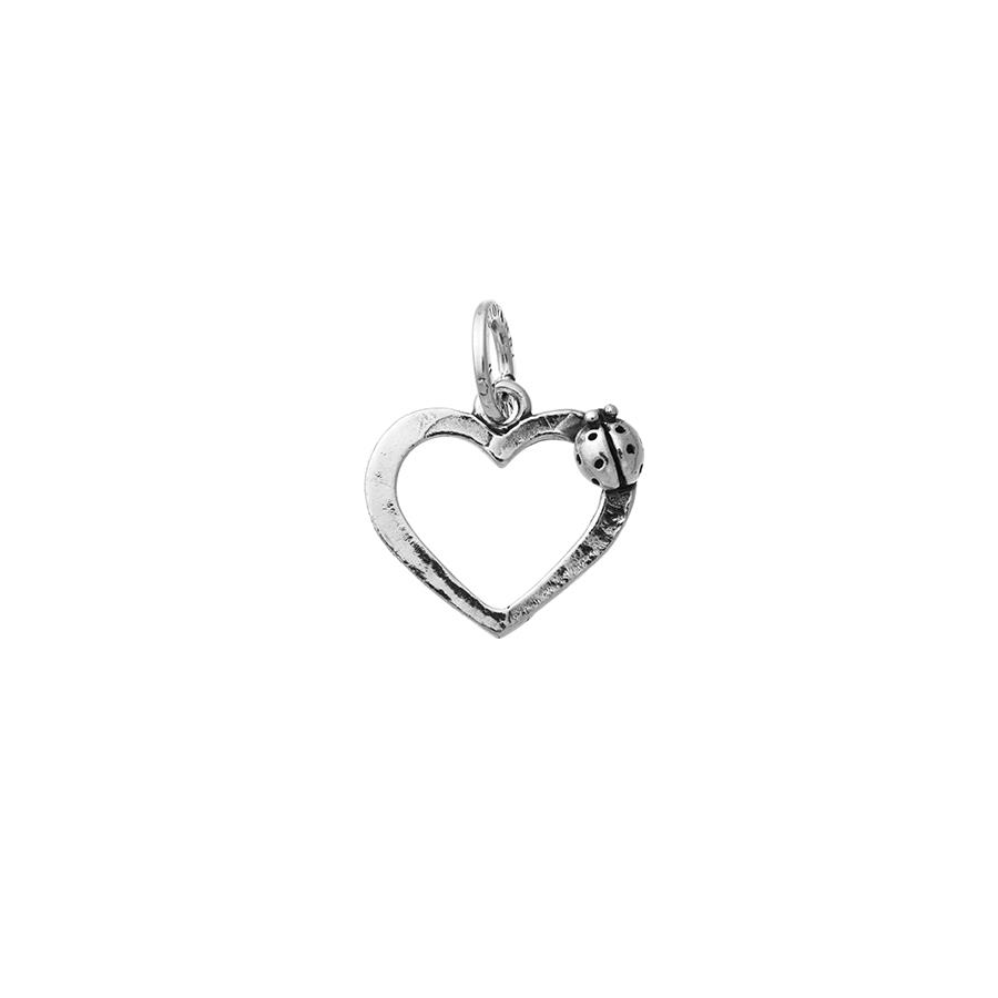 CHARM CUORE COCCINELLA - RASPINI
